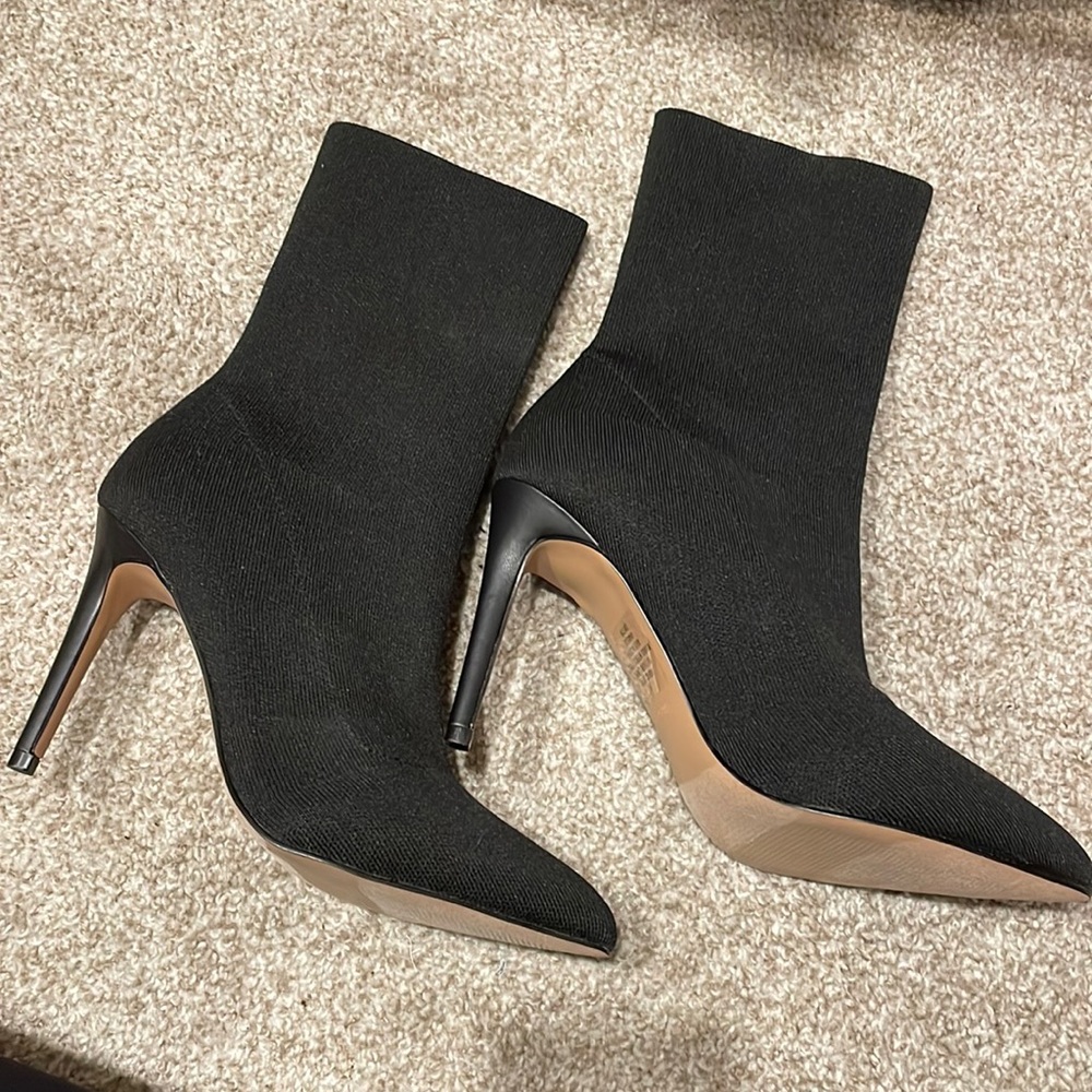 Express pointy sock booties